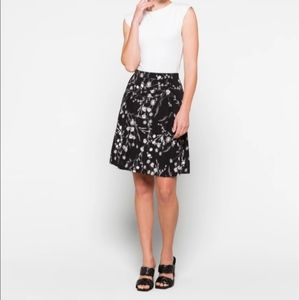 NWT | Gilli | Women's black w/ white floral print skirt | Size Medium
